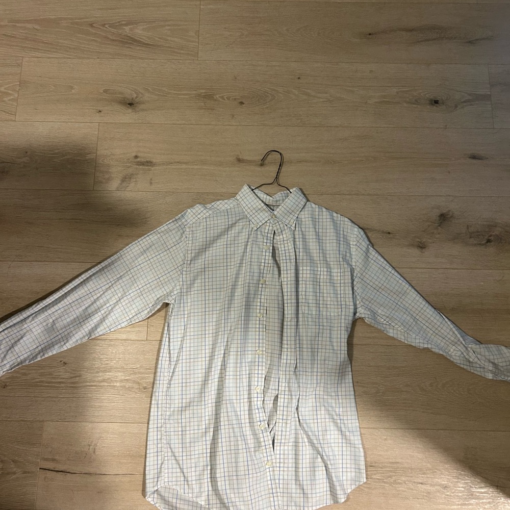 Men's Blue Checkered Shirt